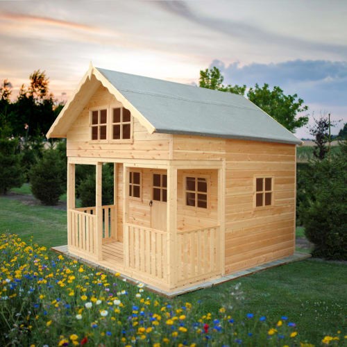 8x9 shire lodge bunk wooden - lodge,