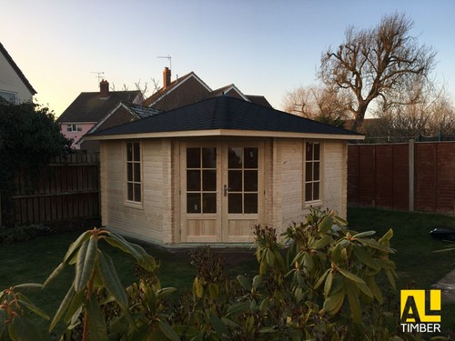 Corner log cabin gerda - gerda, 4m
