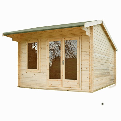 Log cabin summerhouse office - cabin,