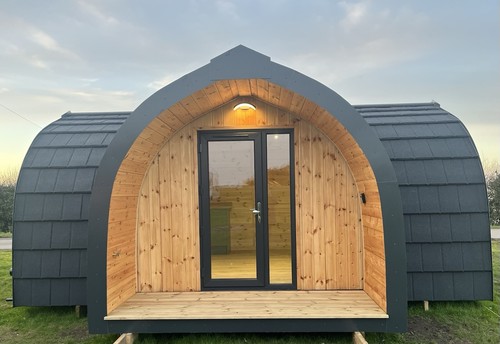 Side entrance glamping pod - glamping,