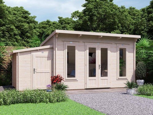 Log cabin kit garden - cabin,