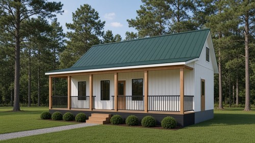 16x36 cabin two - lofts, plans