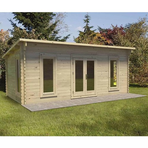 Garden log cabin pent - garden,