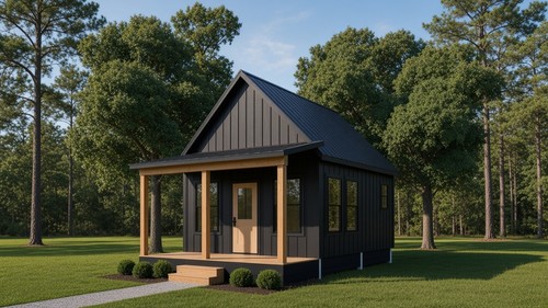 16x20 tiny cabin - cabin, w/